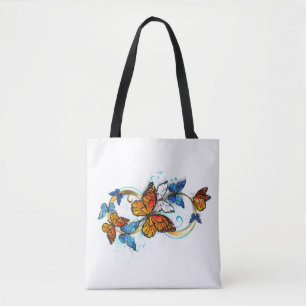 Tote Bag Infini de papillons monarques