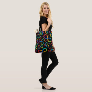 Tote Bag Infini Neurodiversity d'arc-en-ciel d'autisme