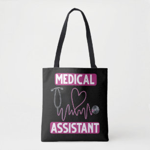 Tote Bag Infirmière adjointe Médicale Stethoscope