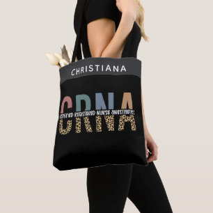 Tote Bag Infirmière anesthésiste certifiée CRNA personnalis