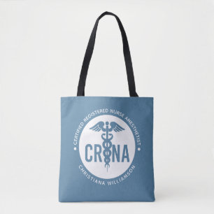 Tote Bag Infirmière anesthésiste certifiée CRNA personnalis