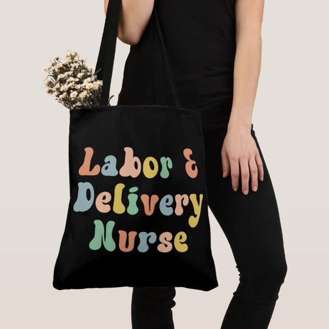 Tote Bag Infirmière de la main-d'oeuvre et de la prestation (De près)