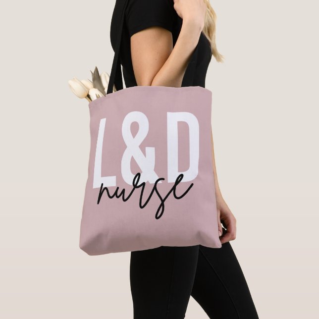 Tote Bag Infirmière de la main-d'oeuvre et de l'accouchemen (De près)