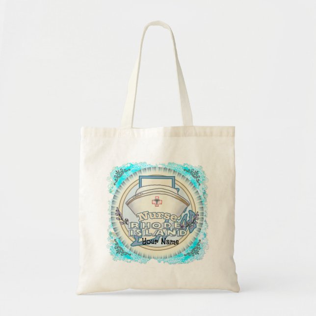 Tote Bag Infirmière de Rhode Island (Devant)