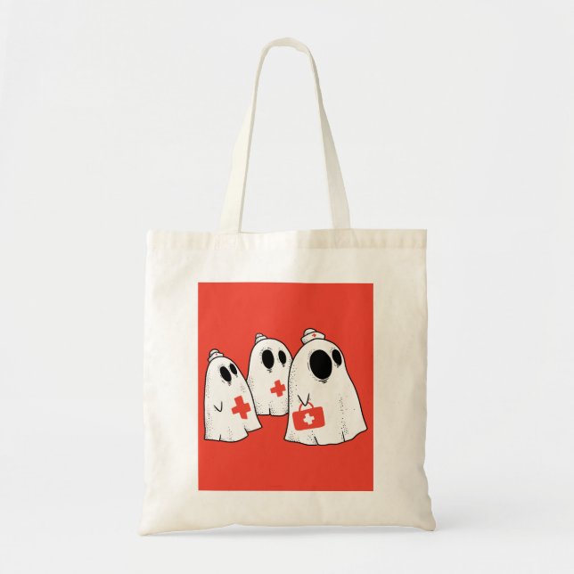 Tote Bag Infirmière fantôme (Devant)