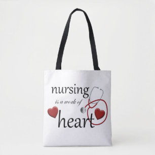 Tote Bag Infirmière infirmière de coeur