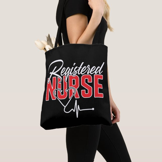 Tote Bag Infirmière inscrite (De près)
