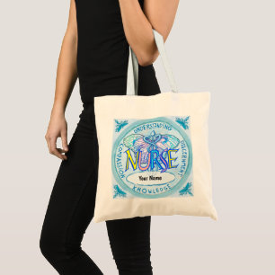 Tote Bag Infirmière papillon Caduceus