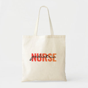 Tote Bag Infirmière pédiatrique Typographie moderne