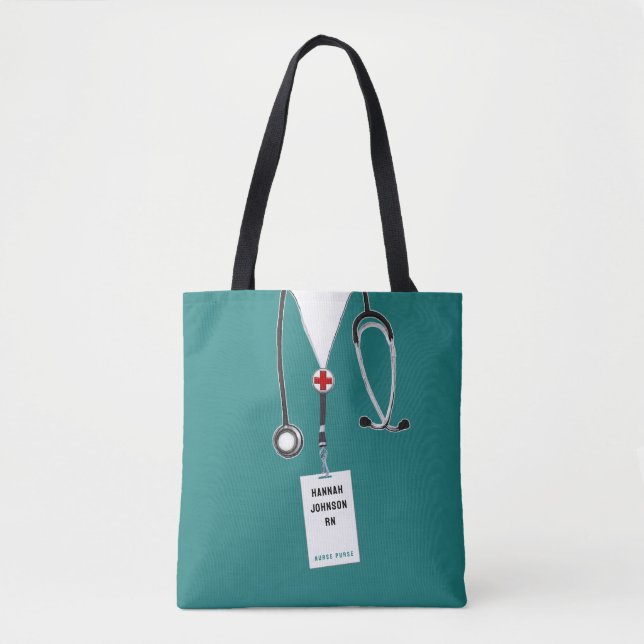 Tote Bag Infirmière personnalisée (Devant)