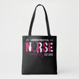 Tote Bag Infirmière pratique autorisée Est 2022 LPN LVN G