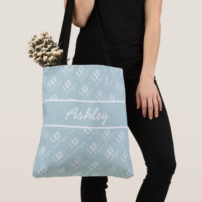 Tote Bag Infirmière professionnelle et de prestation person (De près)