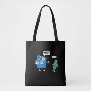 Tote Bag Ingénierie informatique Disquette père et son Cade