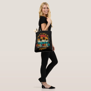 Tote Bag Ingénieur à la retraite, plus mon problème