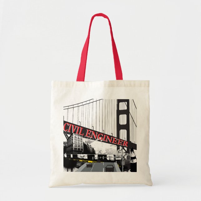 Tote Bag Ingénieur civil (Devant)