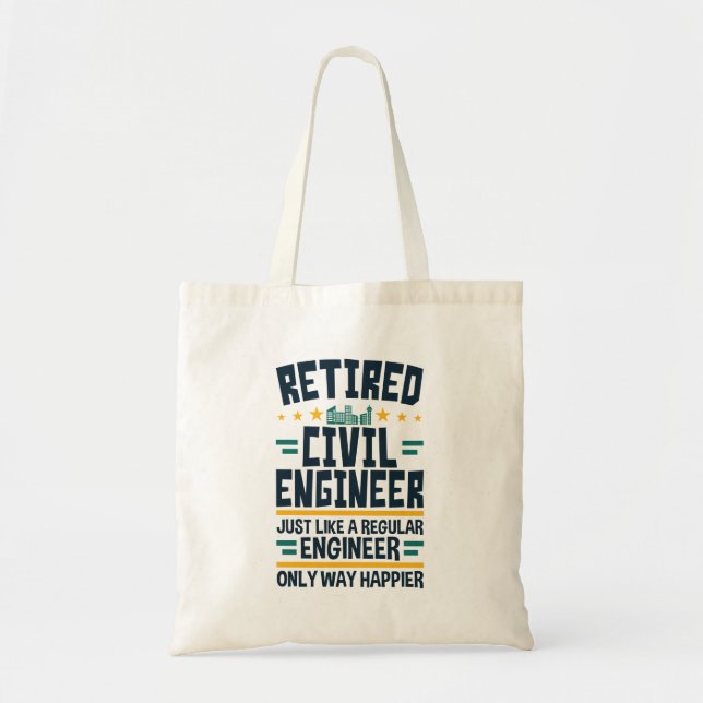 Tote Bag Ingénieur civil retraité Ingénieur retraité Retrai (Devant)