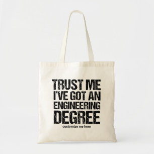 Tote Bag Ingénieur sur mesure