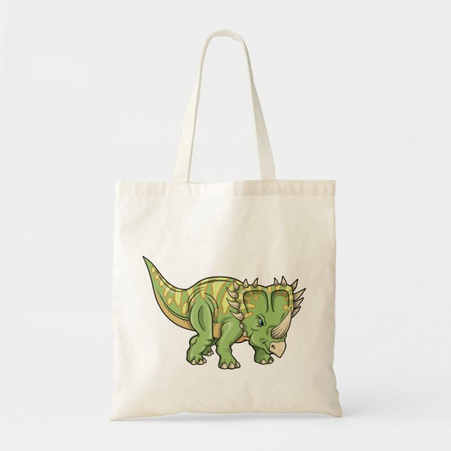 Tote Bag Insecte de dinosaure de Triceratops (Devant)