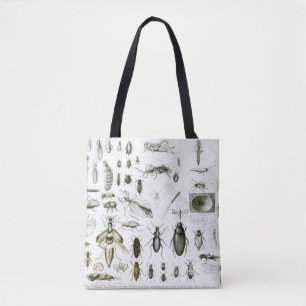 Tote Bag Insectes d'entomologie