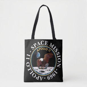 Tote Bag Insigne de mission spatiale Apollo 11 1969