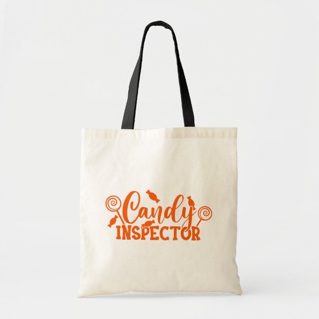Tote Bag Inspecteur Halloween Candy (Devant)