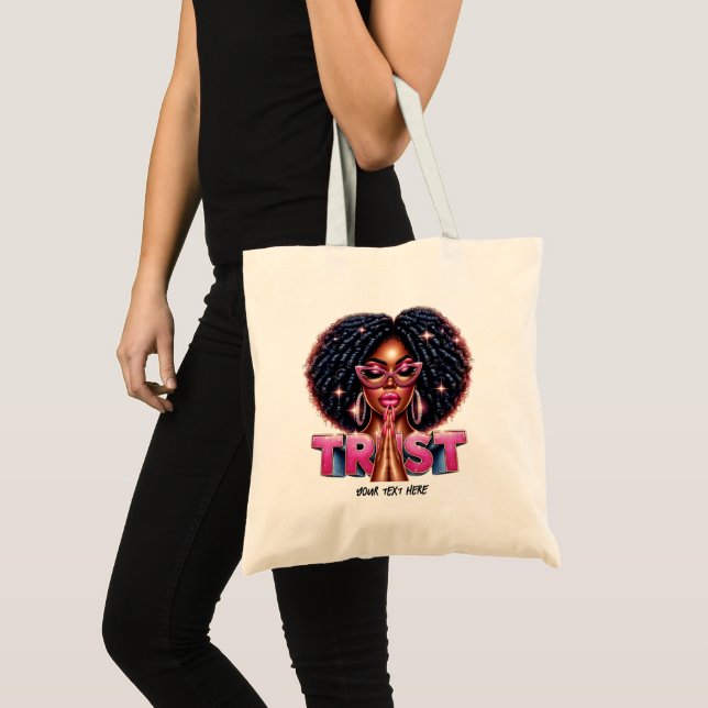 Tote Bag Inspiration chrétienne africaine-américaine (Devant (produit))