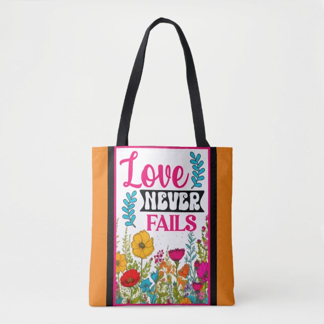 Tote Bag Inspiration florale rétrospective (Devant)