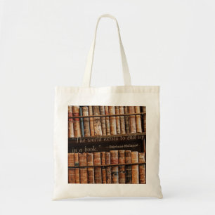 Tote Bag Inspirer la citation de livre ancien