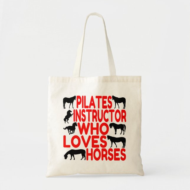 Tote Bag Instructeur de Pilates de l'aube (Devant)