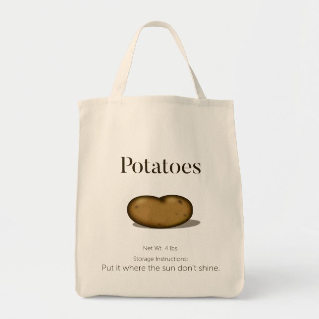 Tote Bag Instructions de stockage humoristique Boutique de  (Devant)