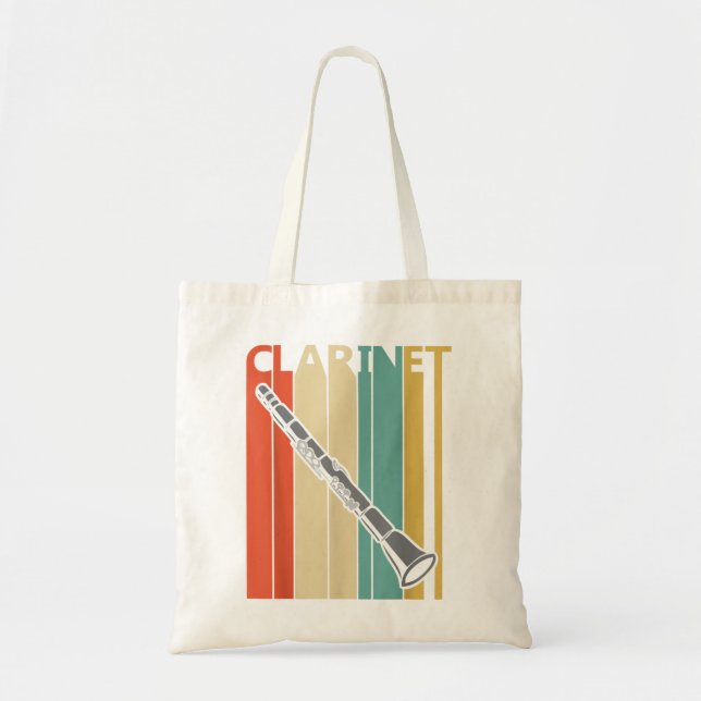 Tote Bag Instrument de musique de Clarinet (Devant)