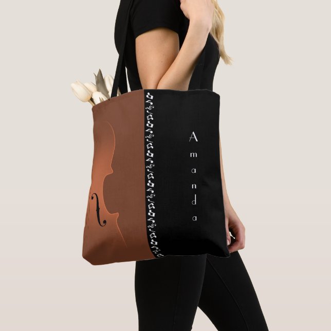 Tote Bag Instrument de musique violoniste (De près)