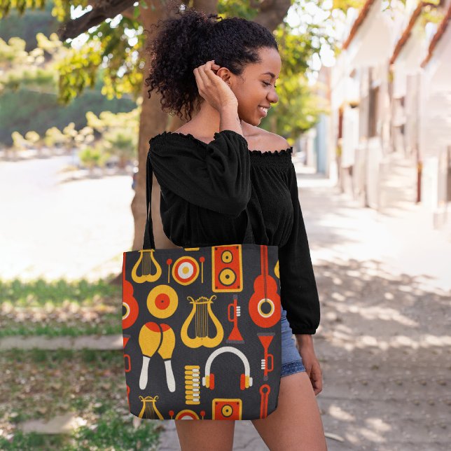 Tote Bag Instruments de musique (Créateur téléchargé)