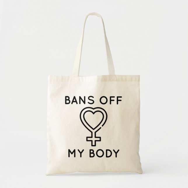 Tote Bag Interdire Mon Corps (Devant)