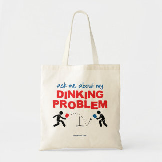 Tote Bag Interrogez-moi au sujet de mon problème Pickleball