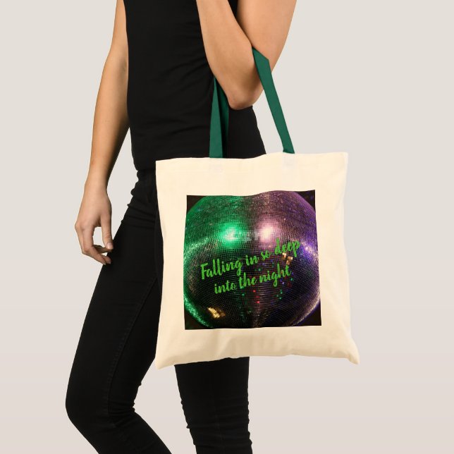Tote Bag Into the Night Disco Lights (Devant (produit))