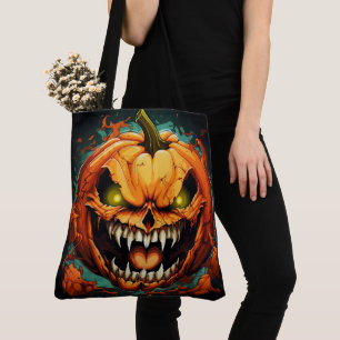 Tote Bag Invasion of the Furious Pumpkins