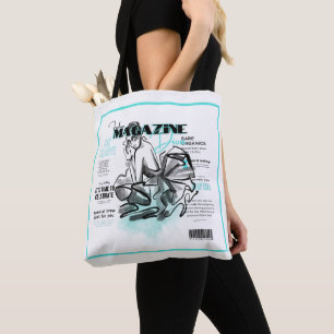 Tote Bag Invitation de mode pour enterrement de vie de jeun