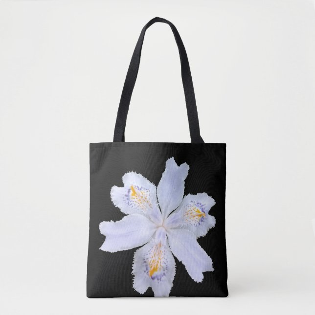 Tote Bag Iris blanc (Devant)