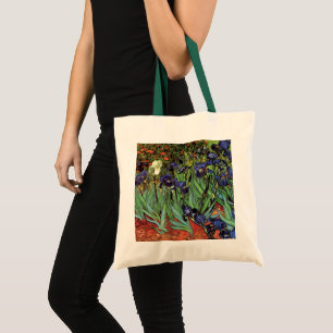 Tote Bag Iris de Vincent van Gogh, Art du jardin vintage
