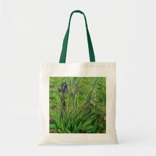 Tote Bag Iris de Vincent van Gogh, fleurs de jardin vintage