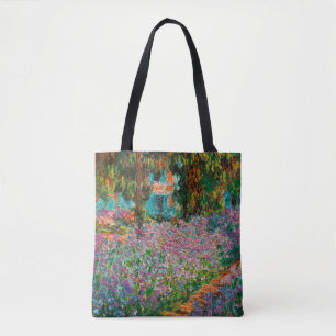 Tote Bag Iris Jardin Monet Giverny fleurs