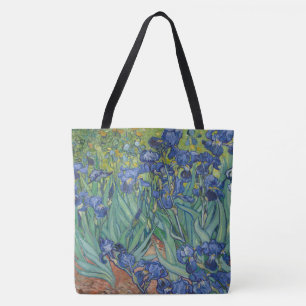 Tote Bag Iris, Peinture à l'huile de fleurs, Vincent Van Go