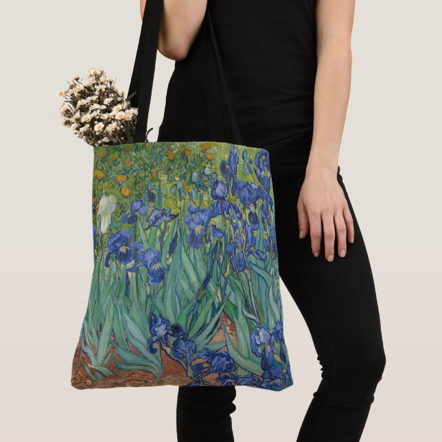 Tote Bag Irises par Vincent Van Gogh (De près)