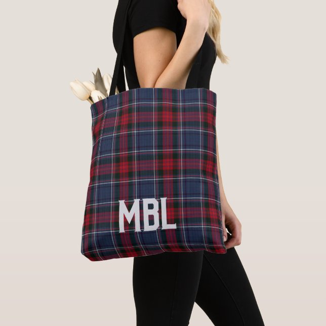 Tote Bag Irish County Louth Tartan Plaid Personnalisé (De près)