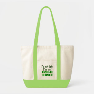 Tote Bag Irish Time Drôle Dire