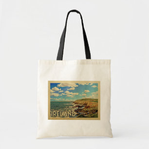 Tote Bag Irlande Ocean Cliffs Vintage voyage