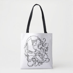 Tote Bag Iron Man Nous vous aimons 3000