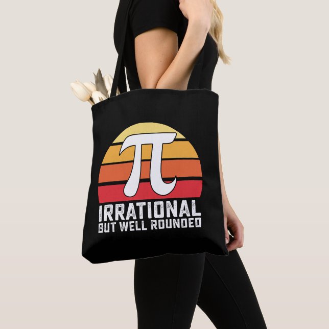 Tote Bag Irrationnel, Mais Bien Arrondi, Les Mathématiques  (De près)
