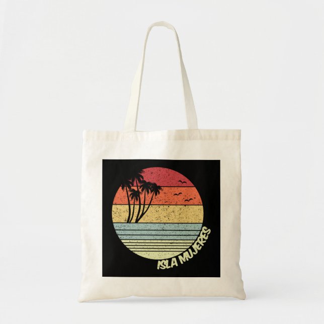 Tote Bag Isla Mujeres Mexico Plage Vacances Souvenir (Devant)